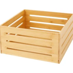 Merk Absolu Chic Bamboe Opbergkist Beige,Bruin Hot