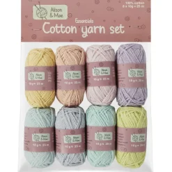 Alison & Mae Essentials Katoengaren Meerkleurig Clearance