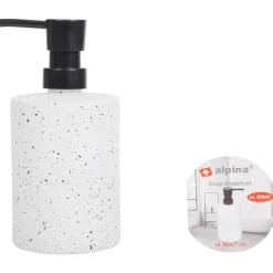 Cascata Alpina Zeepdispenser Met Marmerlook Zwart,Grijs,Wit Clearance