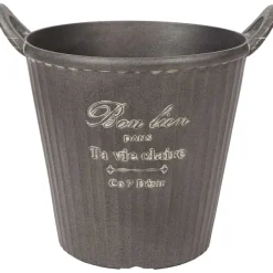 Merk Bloempot Grijs Discount