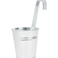 Merk Bloempot Zilver,Zwart