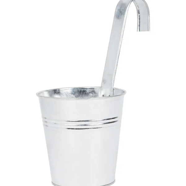 Merk Bloempot Zilver,Zwart