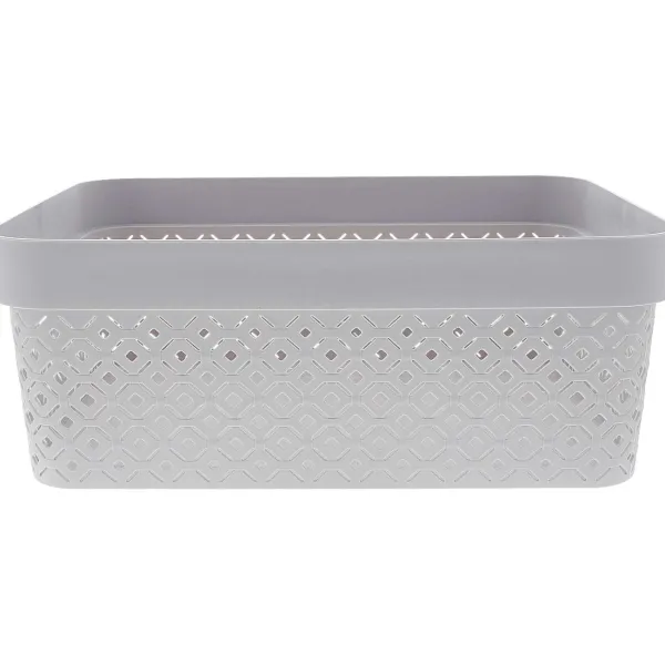 Curver Opbergmand Terrazzo Zwart,Grijs,Wit New