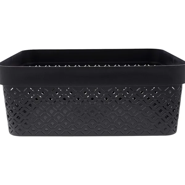 Curver Opbergmand Terrazzo Zwart,Grijs,Wit New