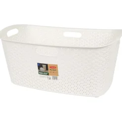 Curver Rattan Wasmand Zwart,Wit Online