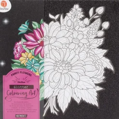 Disney D Cotime Kleur Je Eigen Glitter-Canvas Print