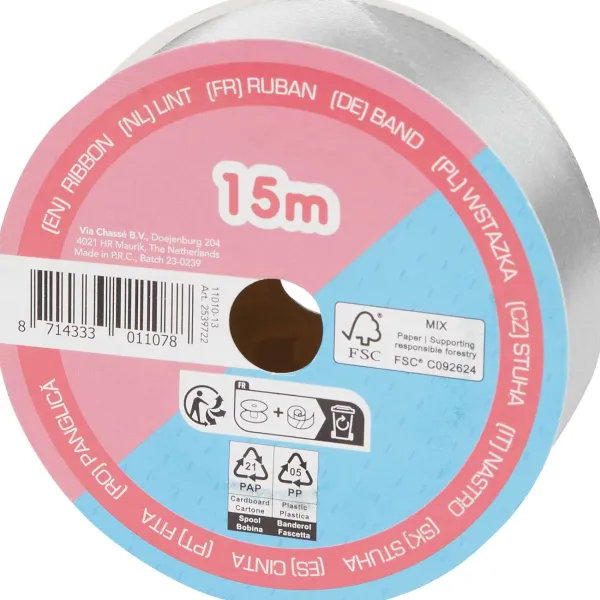 Alison & Mae Decoratielint Blauw,Bruin,Print,Geel,Groen,Paars,Rood,Roze,Zilver,Zwart Best