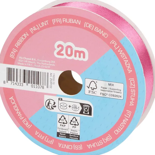 Alison & Mae Decoratielint Blauw,Bruin,Print,Geel,Groen,Paars,Rood,Roze,Zilver,Zwart Best