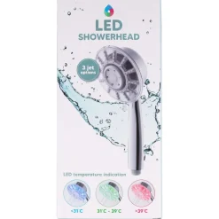 Cascata Douchekop Met Ledlicht Zilver Clearance