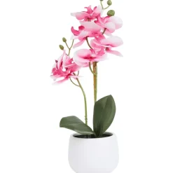 Merk Excellent Flowers Kunstorchidee In Pot Roze,Wit Discount
