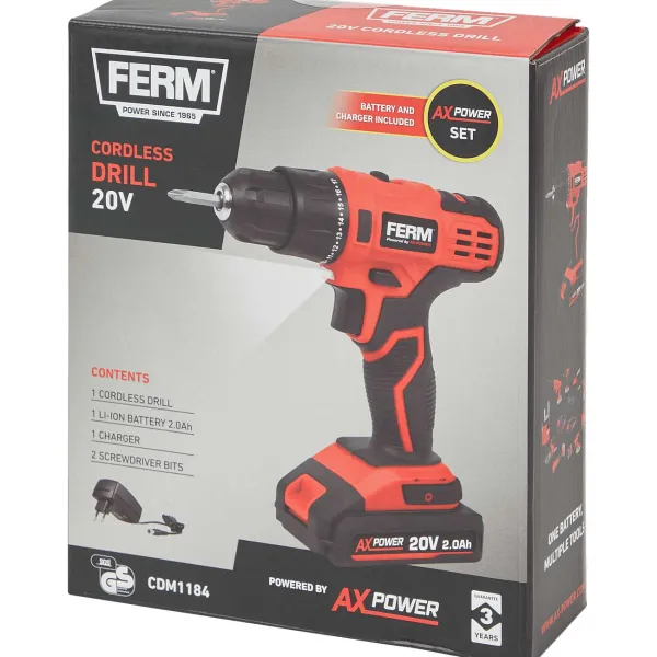 FERM Accuboormachine-Set Outlet