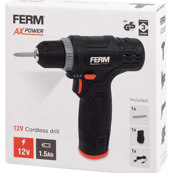 FERM Draadloze Boormachine Discount