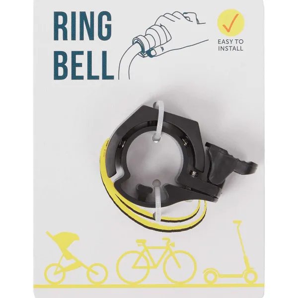 Walfort Fietsbel Zilver,Zwart Hot