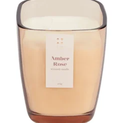 Candra Geurkaars In Glas Beige,Bruin,Groen,Oranje Sale