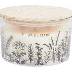 Candra Geurkaars Met Houten Lont Wit Best