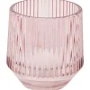 Merk Glazen Theelichthouder Grijs,Groen,Roze Best