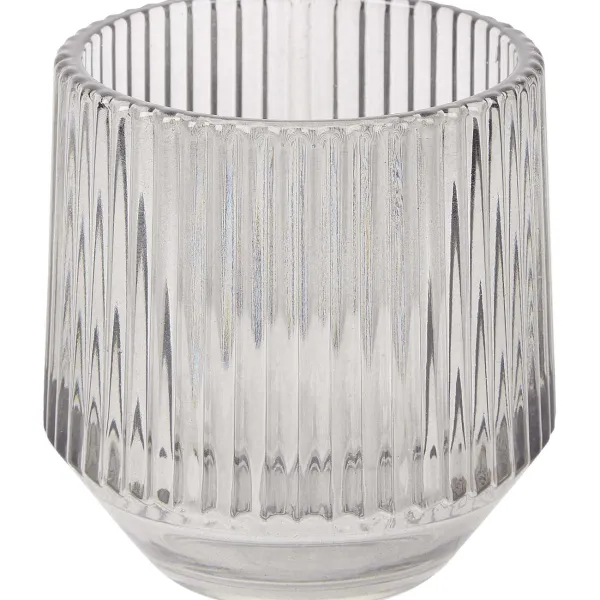 Merk Glazen Theelichthouder Grijs,Groen,Roze Best