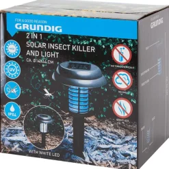 Grundig Solar Insectenverdelger En -Lamp Zwart Online