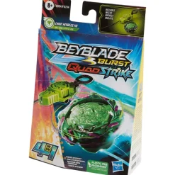 Hasbro Beyblade Burst Quad Strike Tol Blauw,Geel,Rood,Zwart New