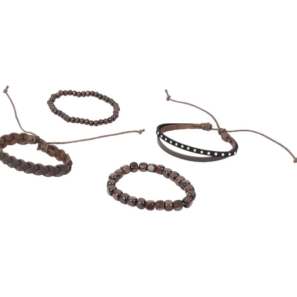 Merk Heren Armband Bruin,Zwart Clearance