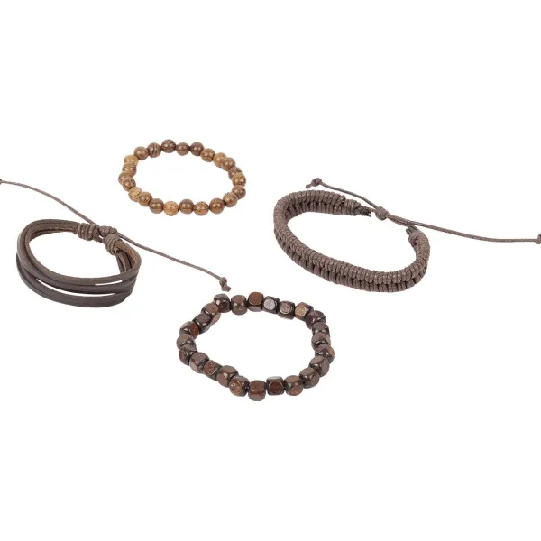 Merk Heren Armband Bruin,Zwart Clearance