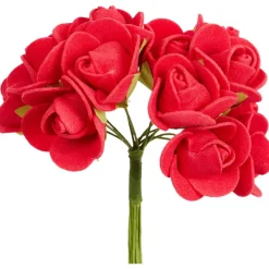 Merk Hobby Flora Kunstboeket Rood,Roze,Wit Clearance