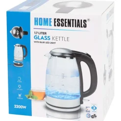 Home Essentials Glazen Waterkoker Transparant Outlet