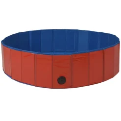 Merk Hondenzwembad Blauw,Rood New