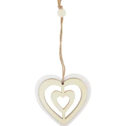 Merk Houten Hanger Groen,Roze,Wit New