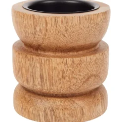 Merk Houten Theelichthouder Beige Sale