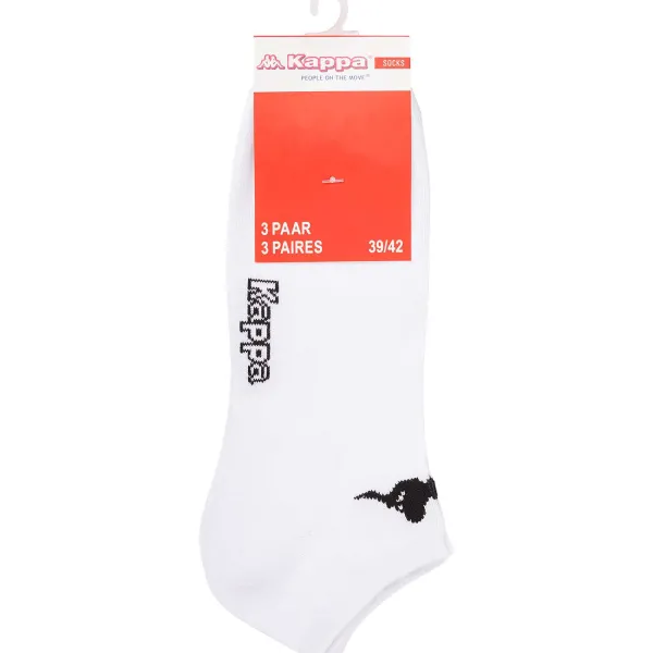 Kappa Sneakersokken Wit Hot