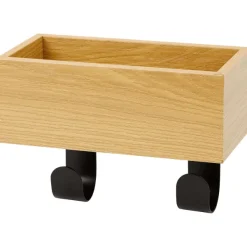 FERM Kapstok Met Opbergbakje Wit,Zwart Sale