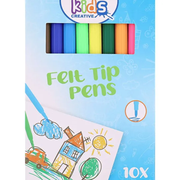 Kids Creative Viltstiften Meerkleurig
