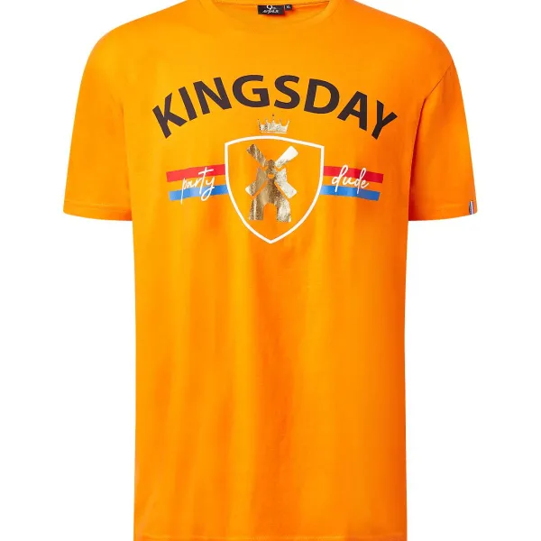 SuperTrash Koningsdag T-Shirt Oranje Clearance