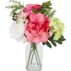 Merk Kunstboeket In Vaas Meerkleurig Sale