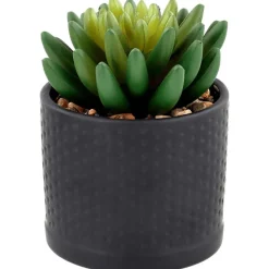 Merk Kunstvetplant In Pot Bruin,Groen,Print,Zwart Discount