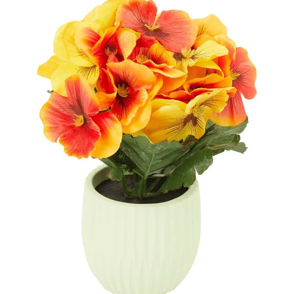 Merk Kunstviooltjes In Pot Meerkleurig Clearance