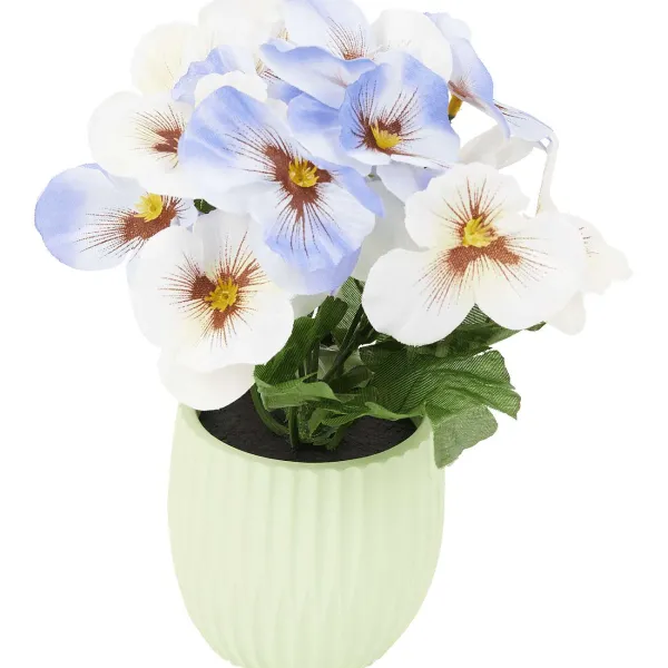 Merk Kunstviooltjes In Pot Meerkleurig Clearance