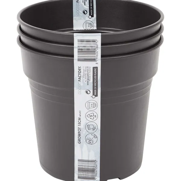 Merk Kweekpotjes Zwart