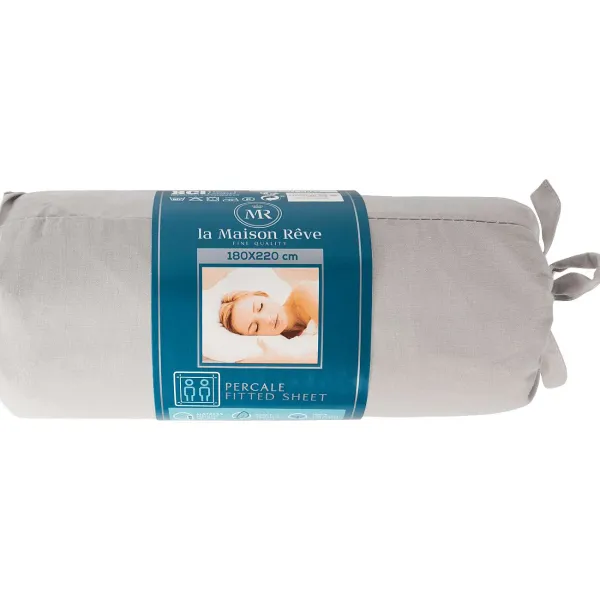 La Maison Rêve La Maison R Ve Percale Hoeslaken Blauw,Grijs,Groen,Wit Sale