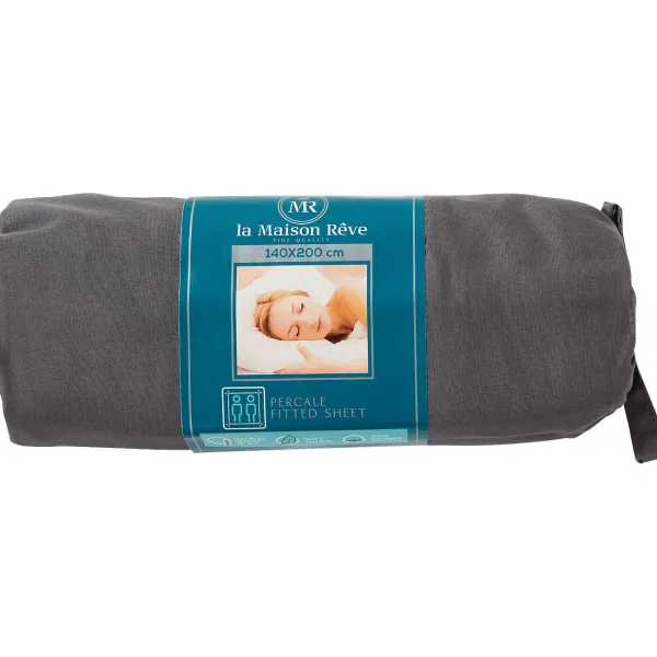 La Maison Rêve La Maison R Ve Percale Hoeslaken Blauw,Grijs,Groen,Wit Best