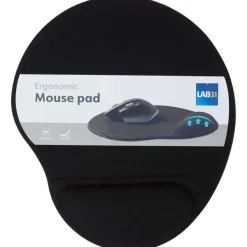 Lab31 Ergonomische Muismat Zwart