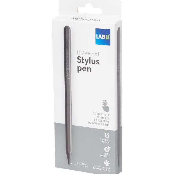 Lab31 Universele Styluspen Wit,Zwart