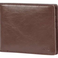 McGregor Leren Portemonnee Zwart,Bruin Online