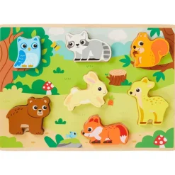 Mini Matters Houten Puzzel Meerkleurig Discount