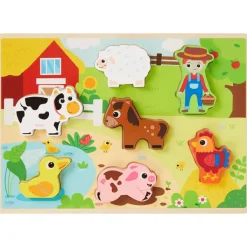 Mini Matters Houten Puzzel Meerkleurig Discount