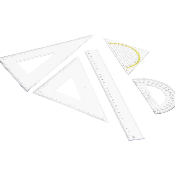 Office Essentials Liniaalset Transparant Sale