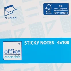 Office Essentials Memoblok Meerkleurig