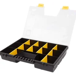 FERM Opbergkoffer Zwart,Oranje New