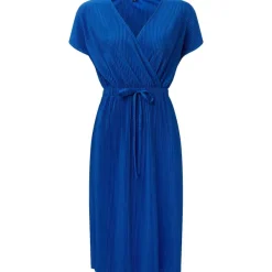 SuperTrash Overslagjurk Blauw,Groen,Print,Zwart Outlet